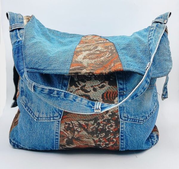 UpcycleChic Denim Bag