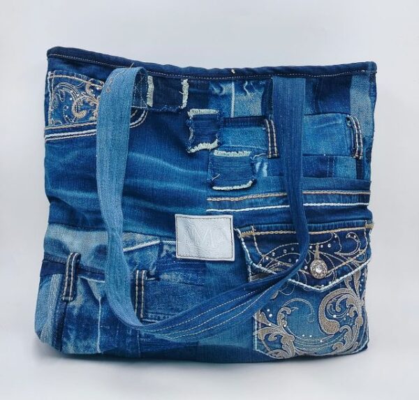 UpcycleChic Denim Bag