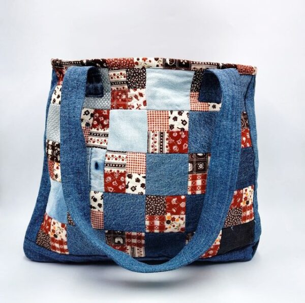 UpcycleChic Denim Bag