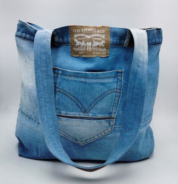 UpcycleChic Denim Bag