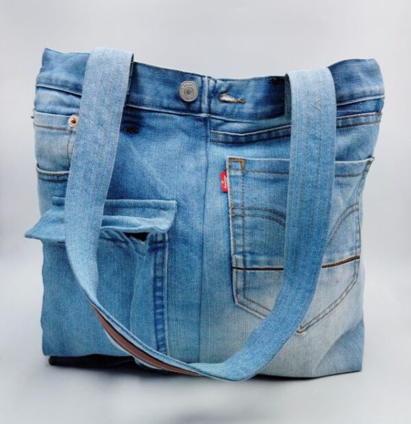 UpcycleChic Denim Bag