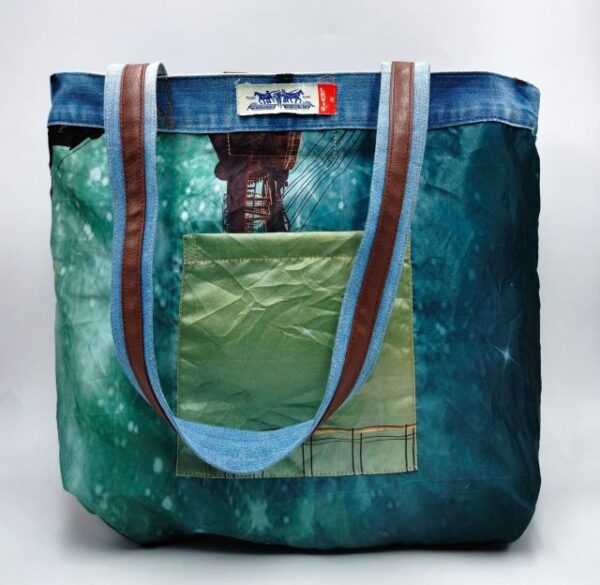 UpcycleChic Denim Bag