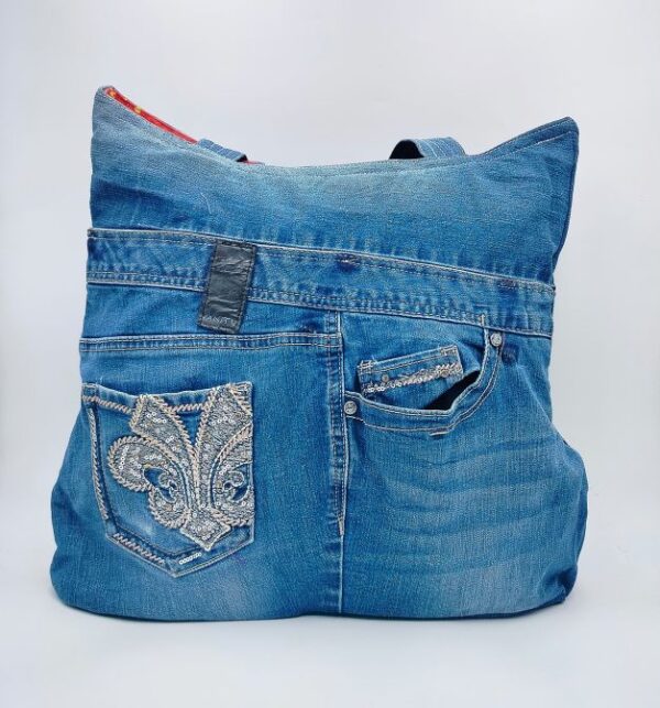 UpcycleChic Denim Bag