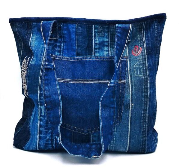 UpcycleChic Denim Bag