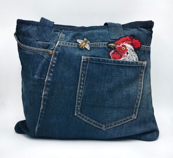 UpcycleChic Denim Bag