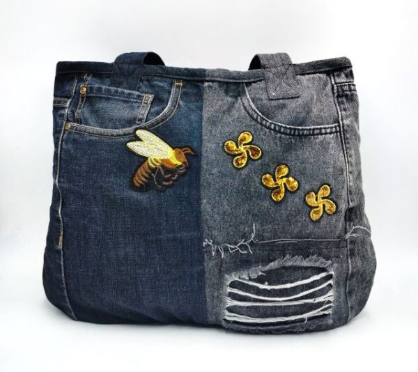 UpcycleChic Denim Bag