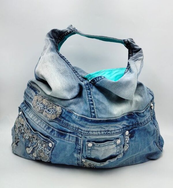 UpcycleChic Denim Bag